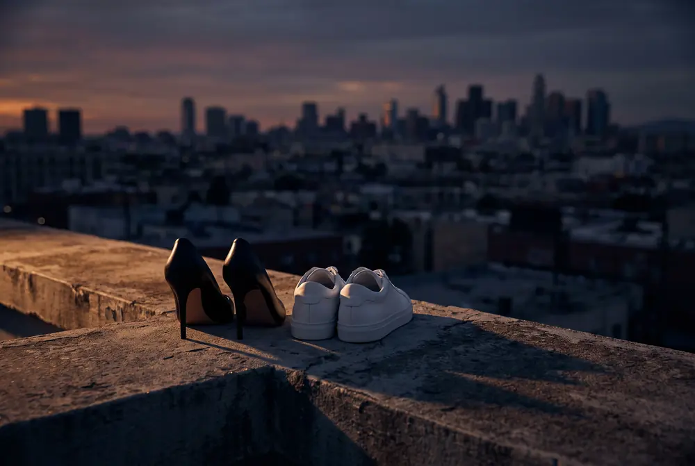 A sneaker with a kitten heel is still a sneaker
